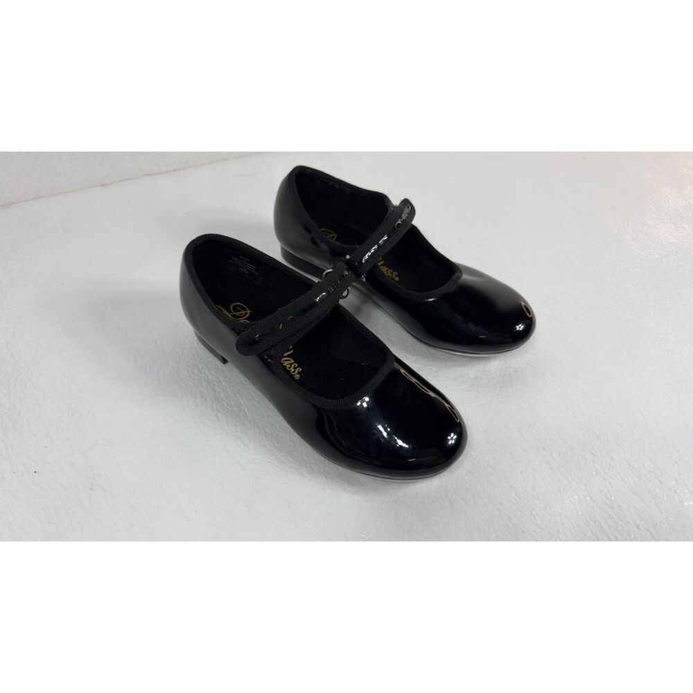 Dance Class Patent Leather Mary Jane Tap Shoes Toddler Size 12 - Picture 10 of 10